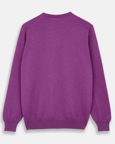 Round Neck Sweater - Violet